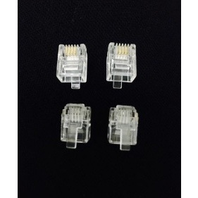 ขั้วต่อ RJ-11 RJ11 4P rj 11 4pin Connector