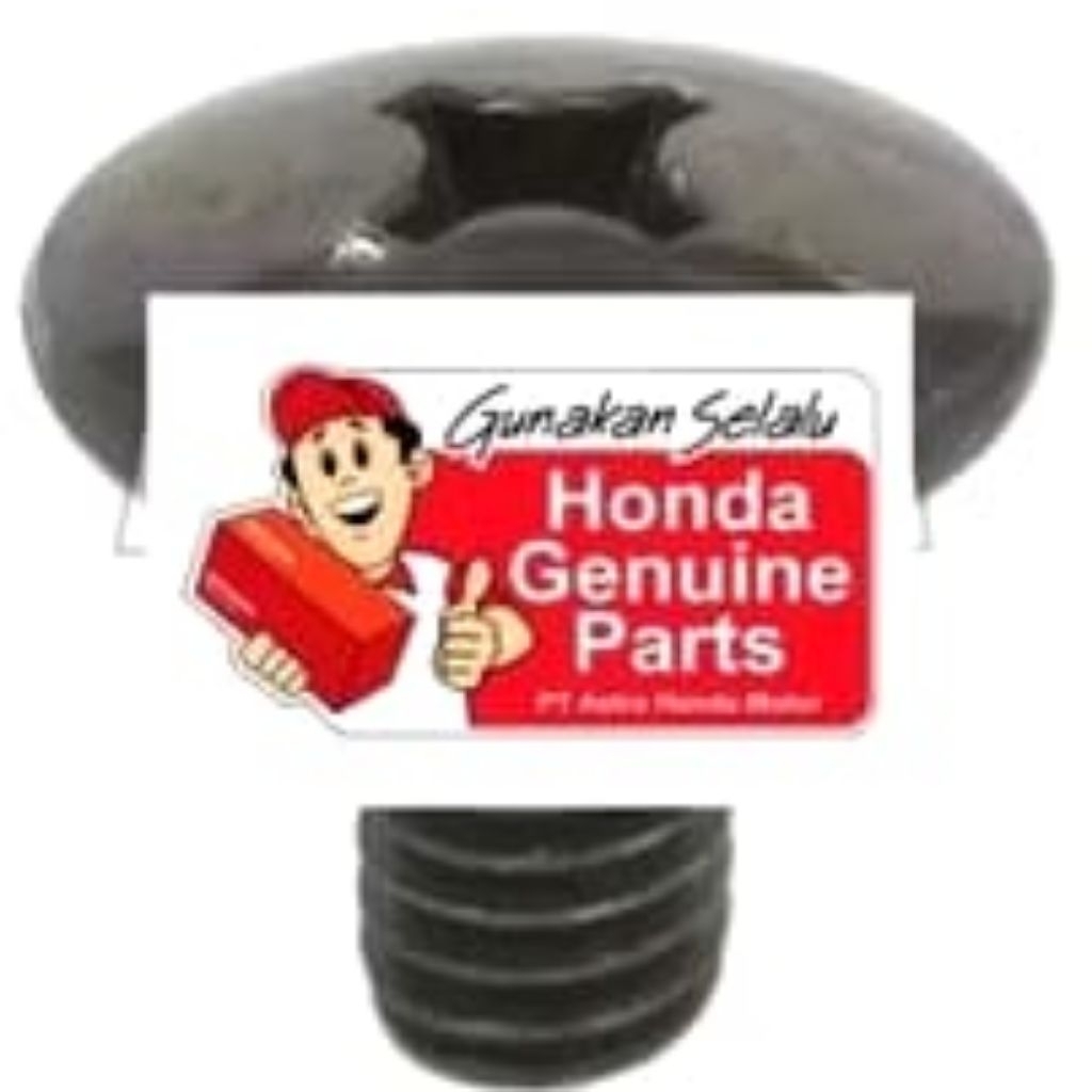 90107-KGH-600 สลักเกลียวฝาครอบตัวเทเบงสั้น charisma supra x 125 revo 110 ori Honda