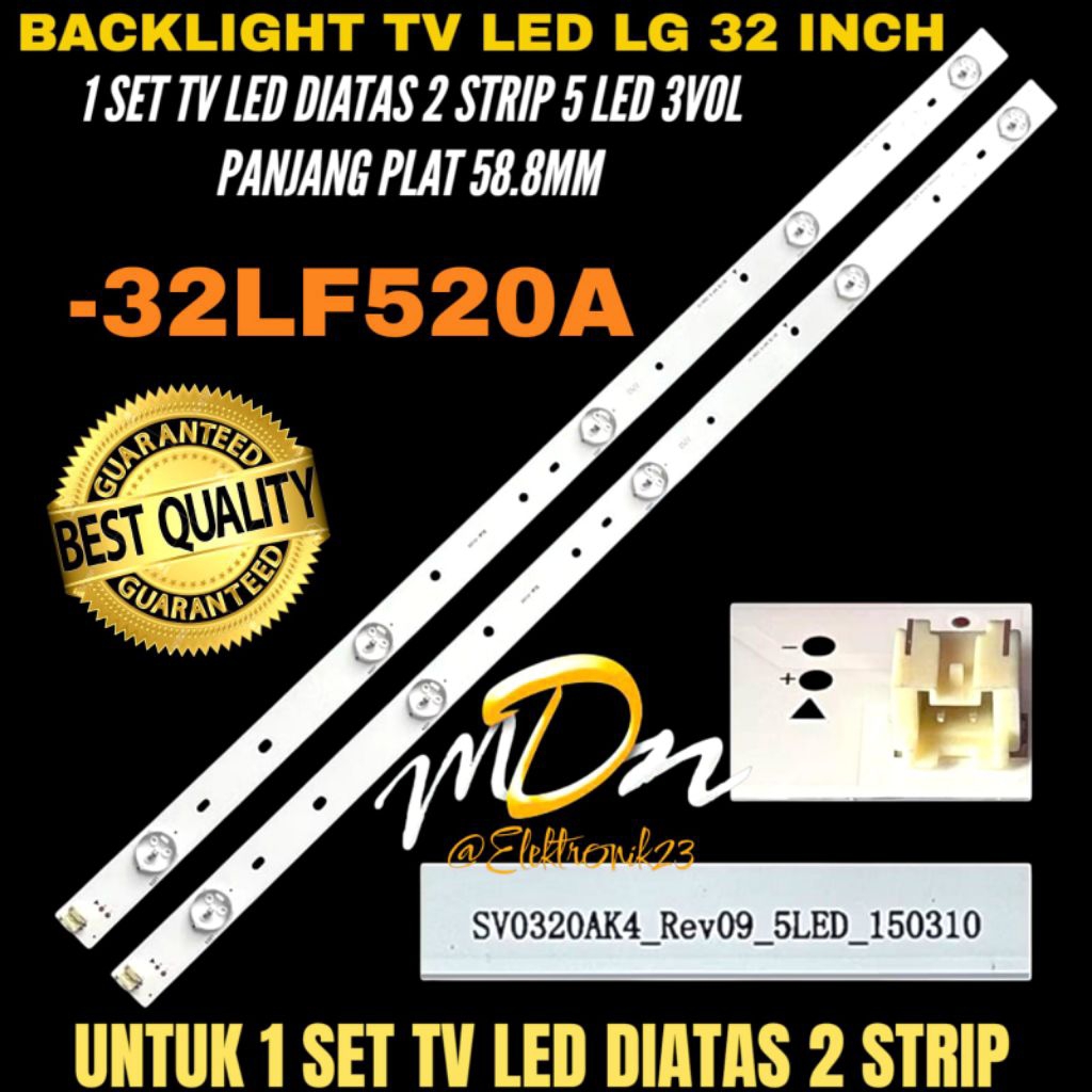 LG 32 นิ้ว LED TV BACKLIGHT 32LF520A 32 นิ้ว LED TV BACKLIGHT