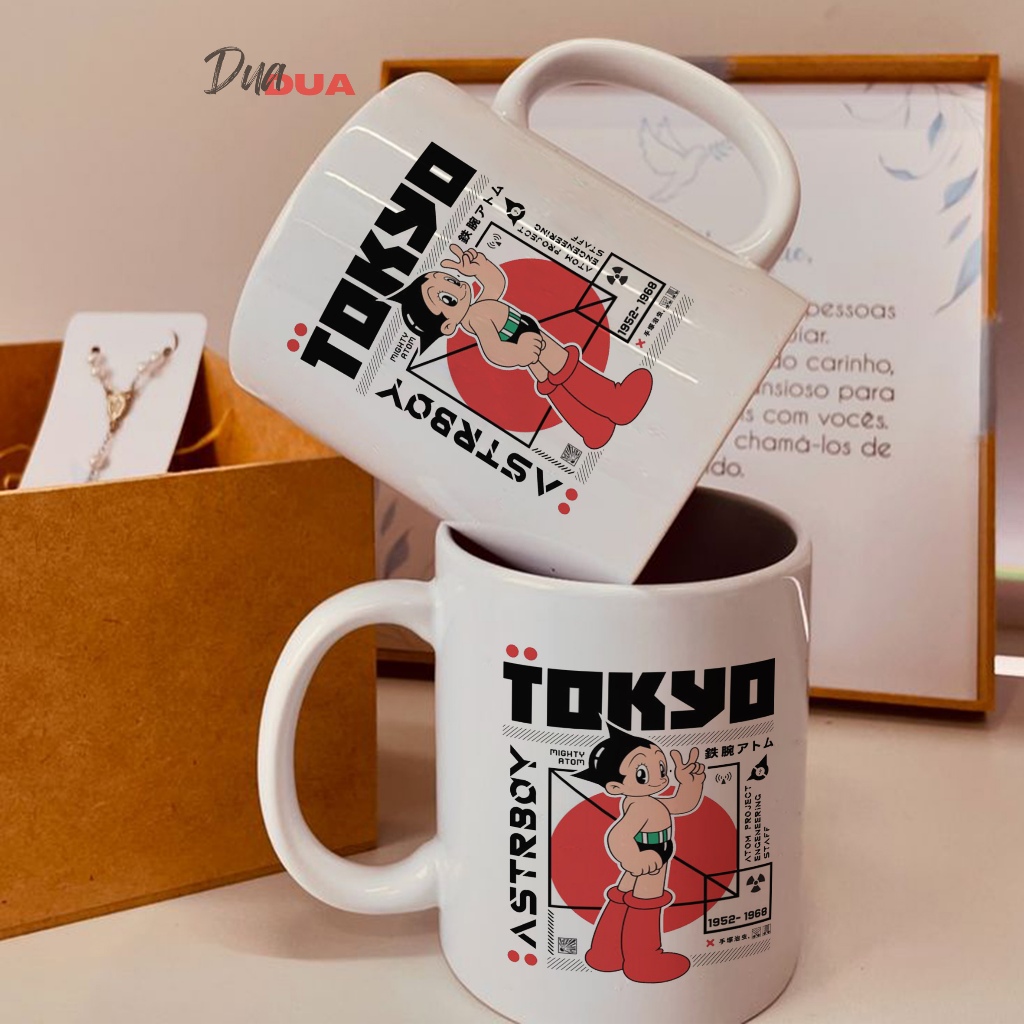 Astroboy Mighty Atom Tokyo Project Mug คอลเลกชันอนิเมะการ์ตูนญี่ปุ่น