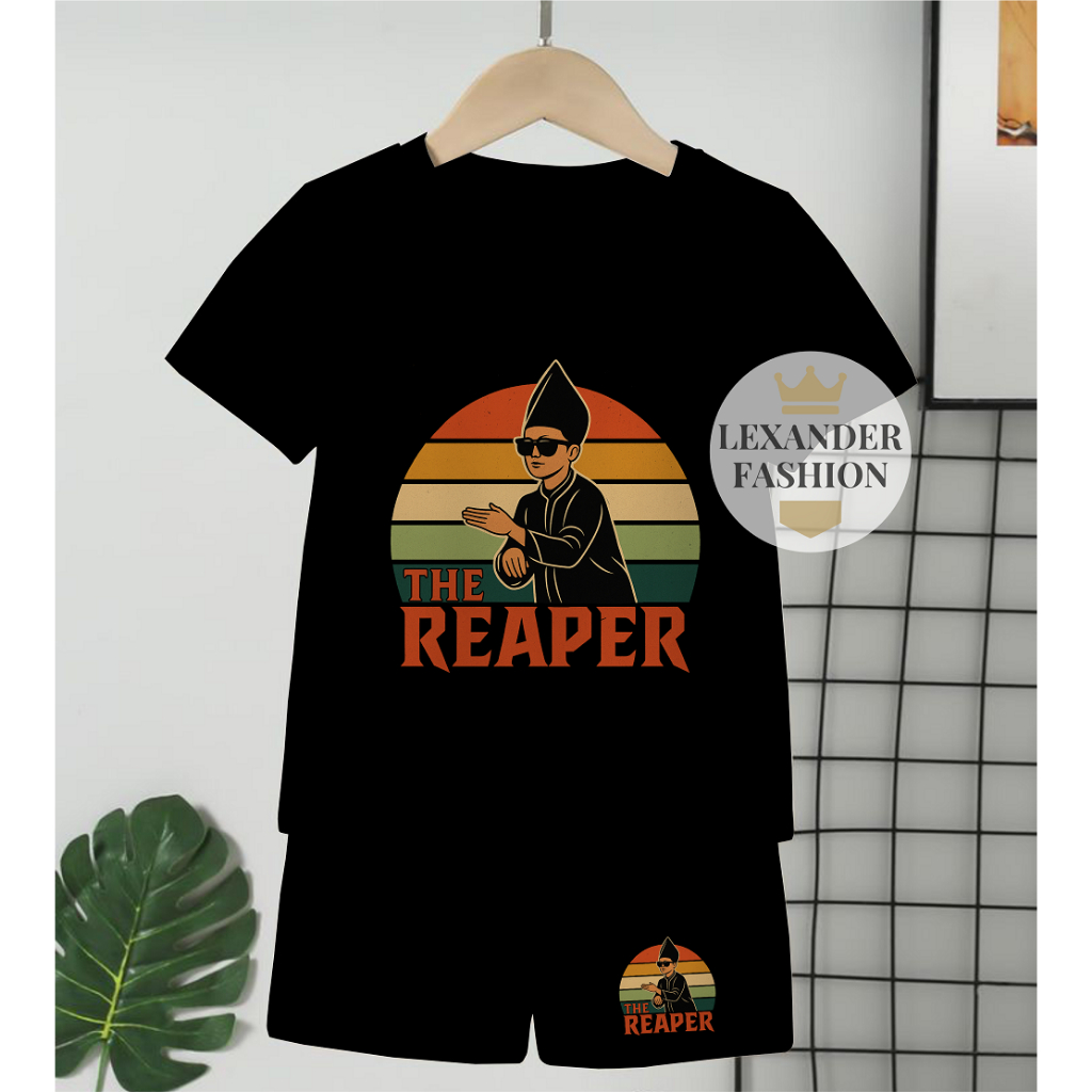 Lexander ชุดแฟชั่นสําหรับเด็กผู้ชายผู้หญิงตัวละครยอดนิยม AURA FARMING The Reaper Image