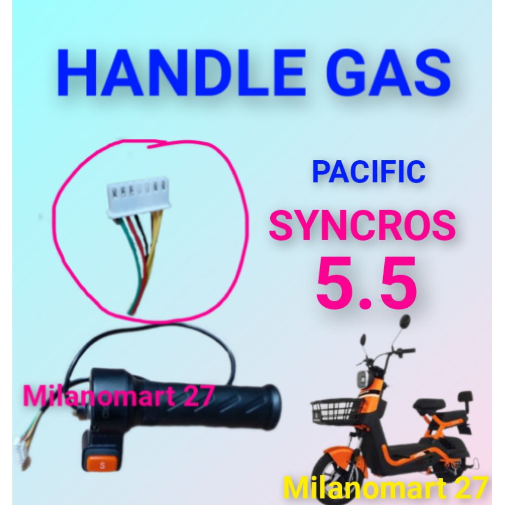 คันเร่ง Pacific Syncros 5.5 Pacific Syncros 5.5 คันเร่งจักรยานไฟฟ้า