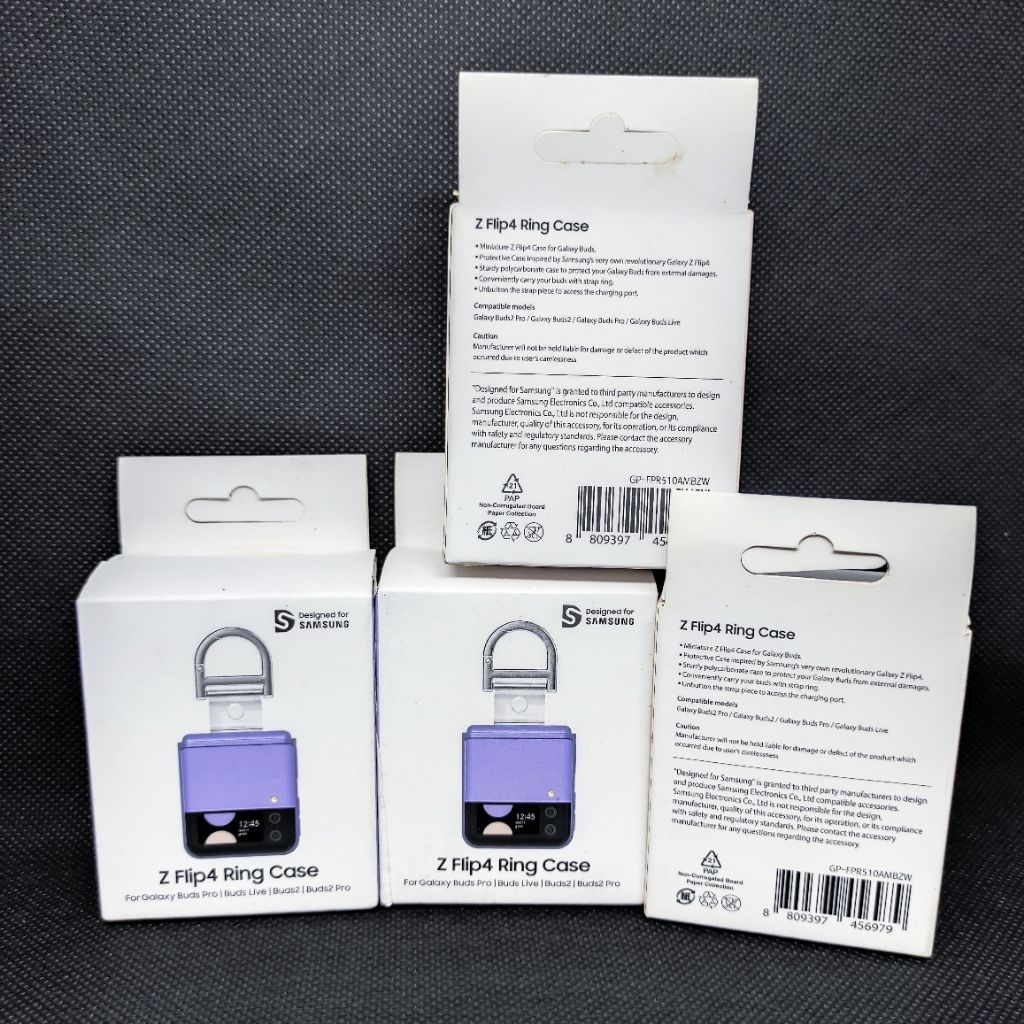เคสแหวน Samsung Galaxy Z Flip4/ Buds2 Pro / Buds Pro/Buds2/ Buds Live