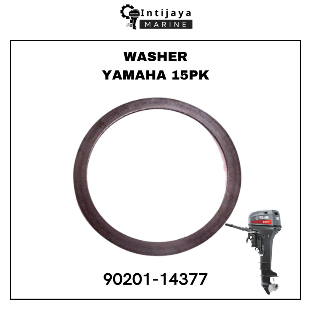 MESIN 90201-14377 YAMAHA 15 PK WASHER COIL SPARE PARTS & OUTBOARD ENGINE SPARE PARTS