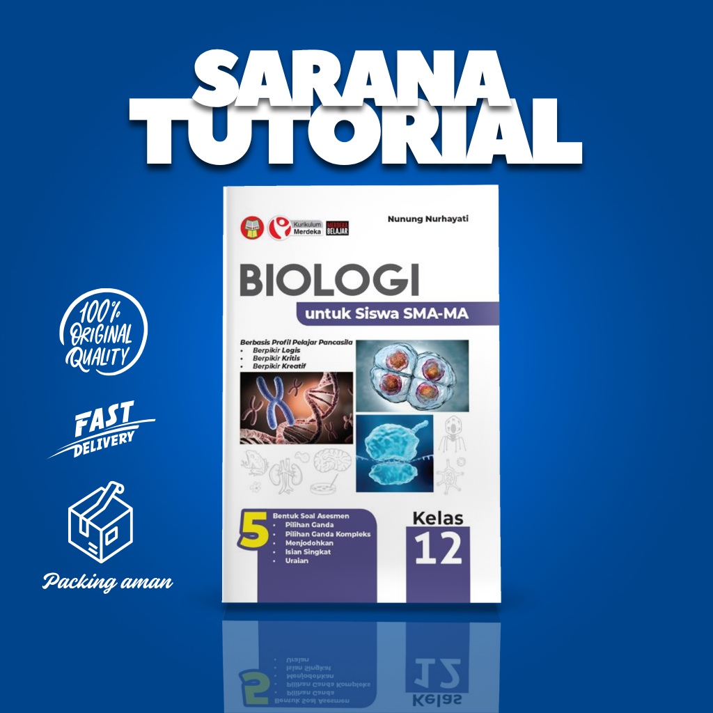 หนังสือชีววิทยาสําหรับนักเรียนมัธยมปลายอาวุโส ป. 12 CP033 - บทช่วยสอน Sarana