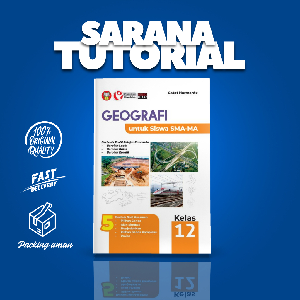 หนังสือภูมิศาสตร์สําหรับนักเรียนมัธยมปลายอาวุโสชั้นประถมศึกษาปีที่ 12 CP033 - บทช่วยสอน Sarana