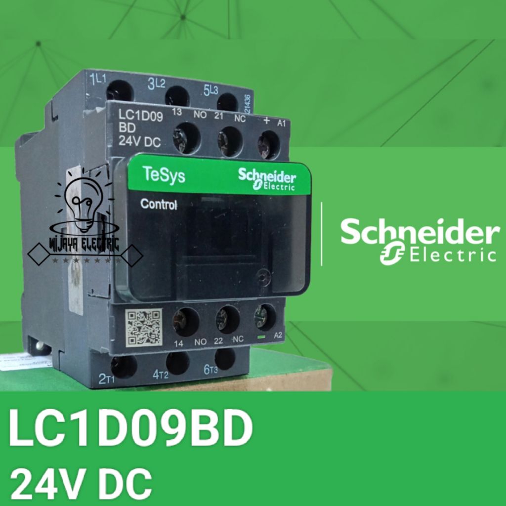 ติดต่อ LC1D09BD LC1D-09BD 24VDC 3P 9A SCHNEIDER