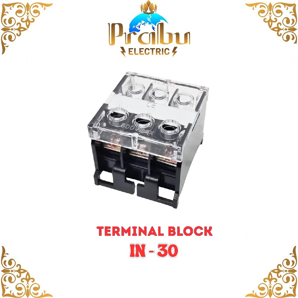 TERMINAL BLOCK IN-30 3POLE/3P 50A 50 CAMPERE