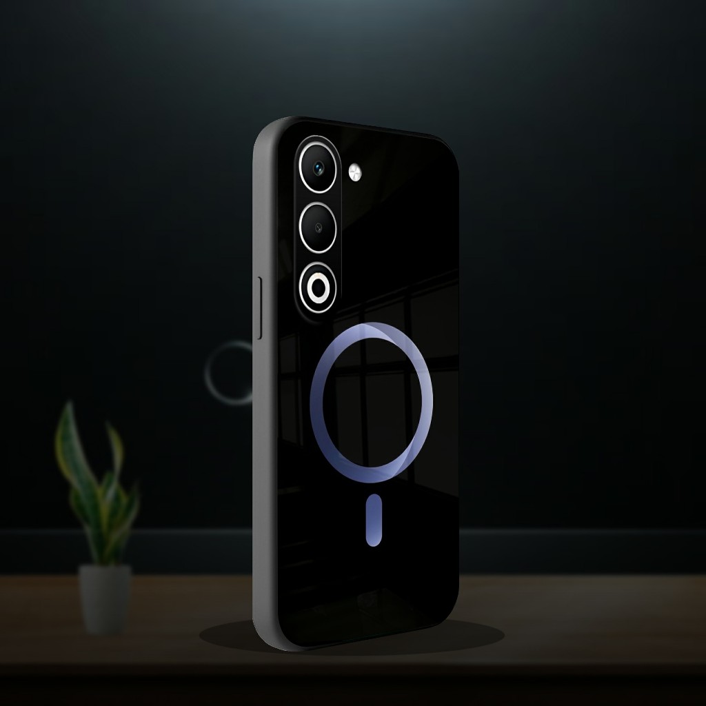 HP Oppo A5 5G 2025 Glass Softcase - เคสโทรศัพท์ Oppo A5 - เคสโทรศัพท์ - Oppo A5 5G - GC 243