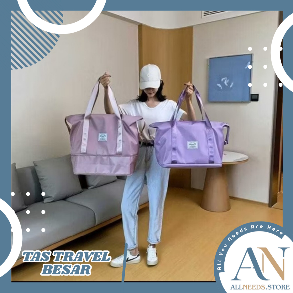 AllNeeds LARGE TRAVEL FASHION BAG 2 IN 1 กันน้ํา