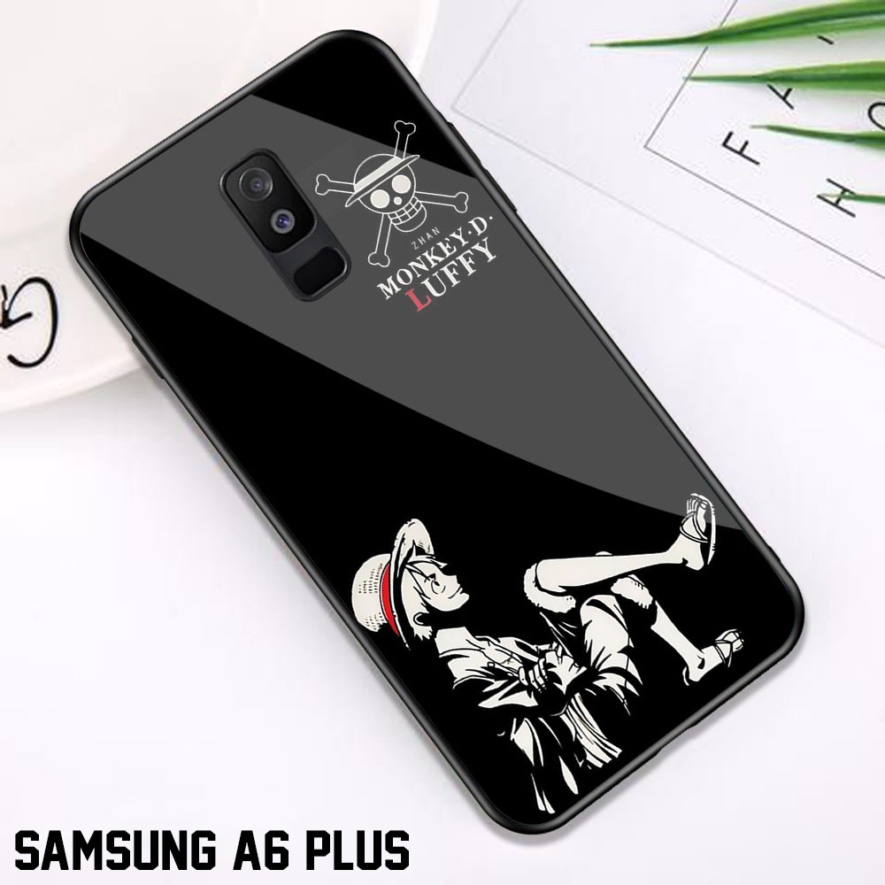 เคส HP Samsung A6 Plus เคส Samsung A6 Plus [ONEPIECEM16] เคสเคลือบเงาเคสความงามเคสอนิเมะแบบกําหนดเอง