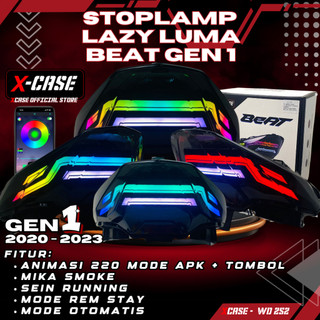 X-Case Stoplamp Beat Deluxe Gen 1 2020 2023 Lazy Lumatail Rgb Aplikasi Android Ios 200 Mode WD 252