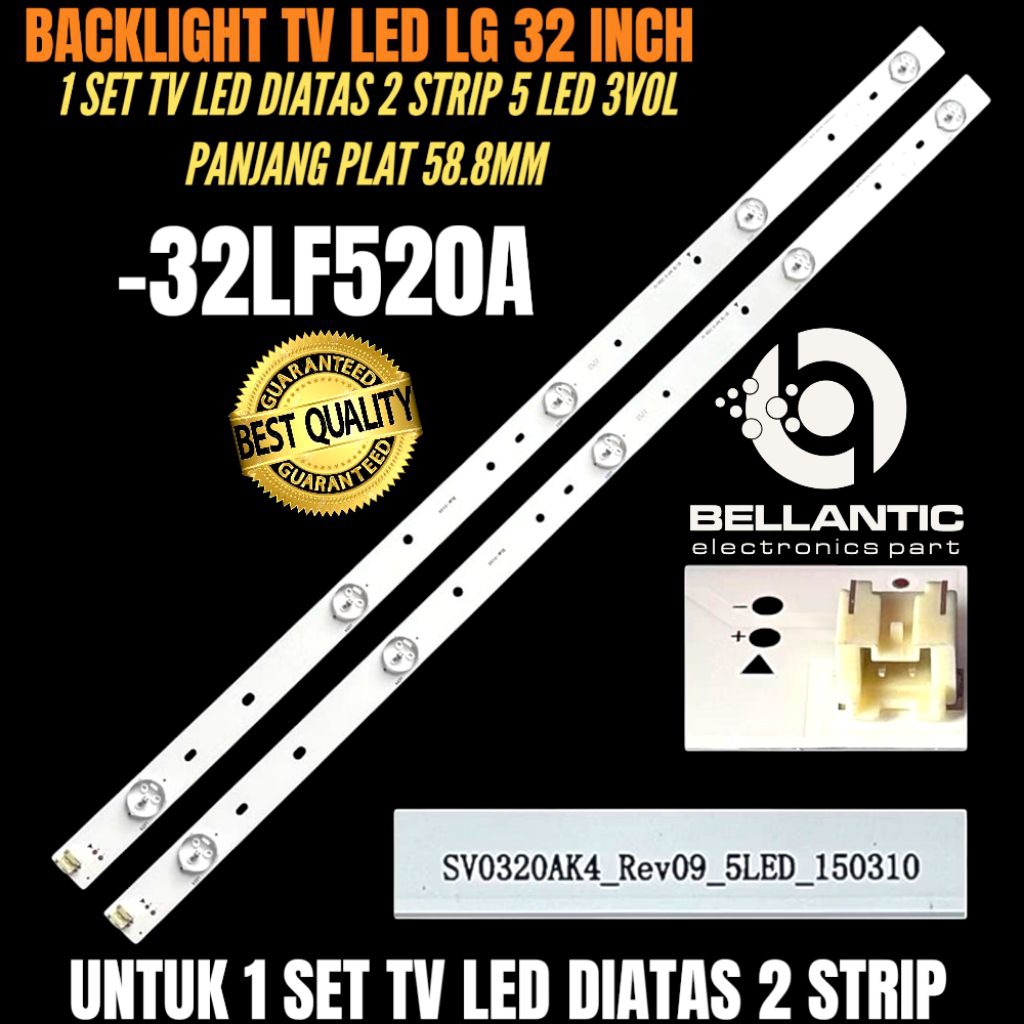 LG 32 INCH LED TV BACKLIGHT 32LF520A 32 INCH TV BACKLIGHT