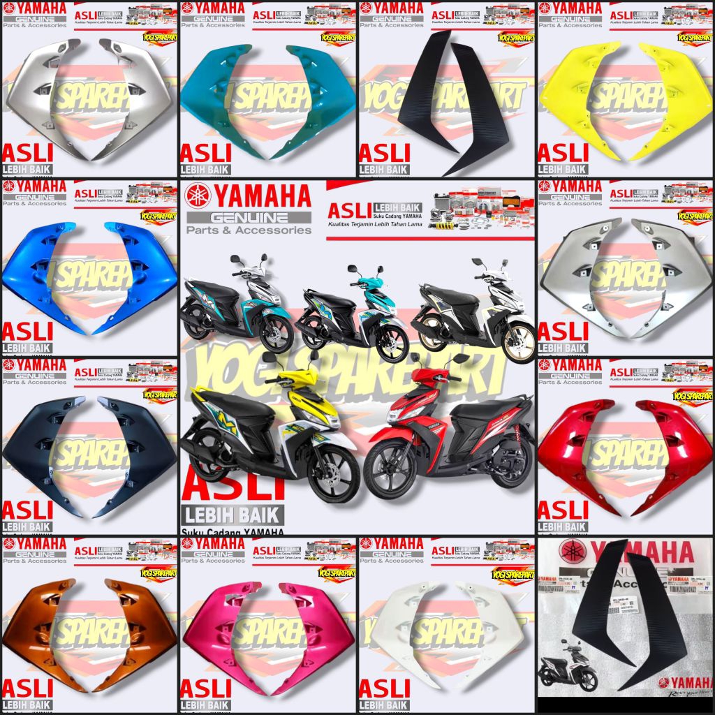 ด้านหน้า WING COVER RIGHT LEFT MIO M3 125 MIO Z 125 ORIGINAL YAMAHA 2PH-F835V-00 2PH-F835U-00