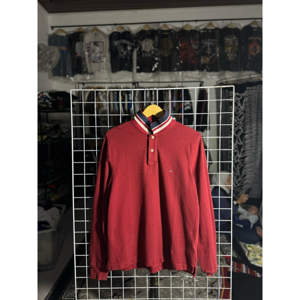 เสื้อโปโลแขนยาว Tomm1 Hilf