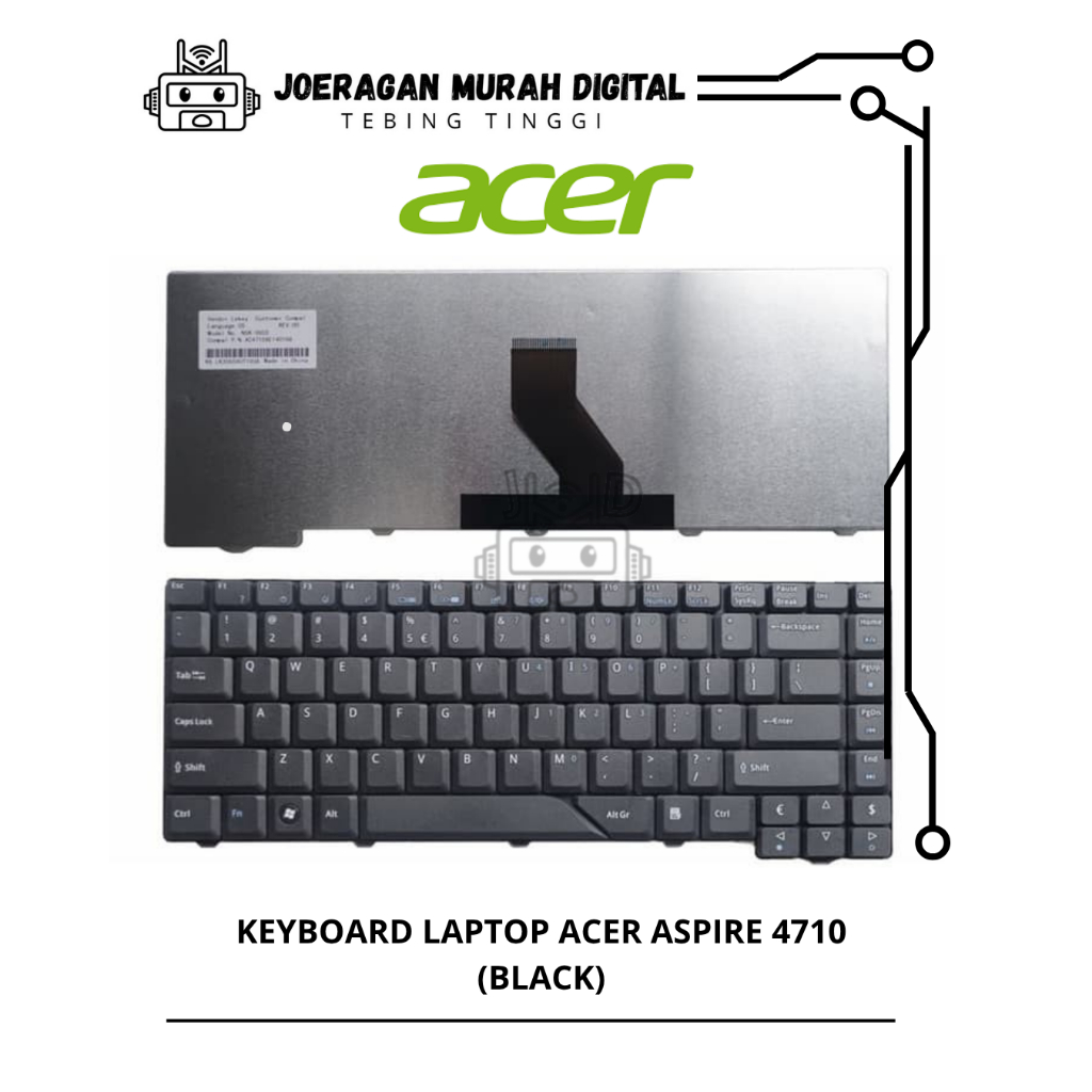 Acer Aspire 4710 4715 4930 4935 4730Z 4920 4920G 4720 4720Z 4520 5930 6921 แป้นพิมพ์แล็ปท็อปสีดํา