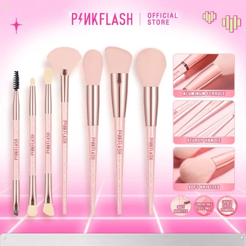Pinkflash Brush PF-T04 ชุดแปรงแต่งหน้าแปรงแต่งหน้า Variant 03 04 Blending Contour Highlighter