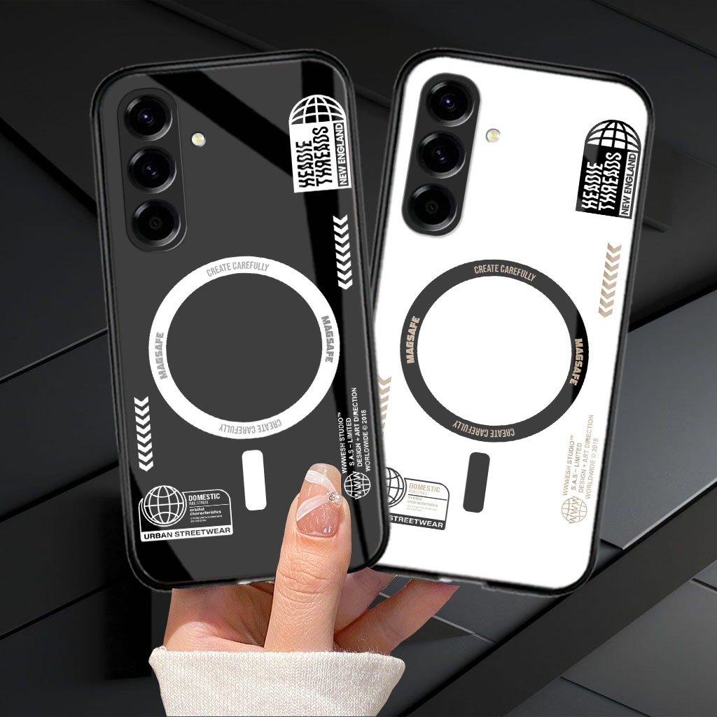 Samsung A56 Glass Softcase - เคส Samsung A56 - เคส Samsung A56 HP - Samsung A56 HP Casing Full Cover