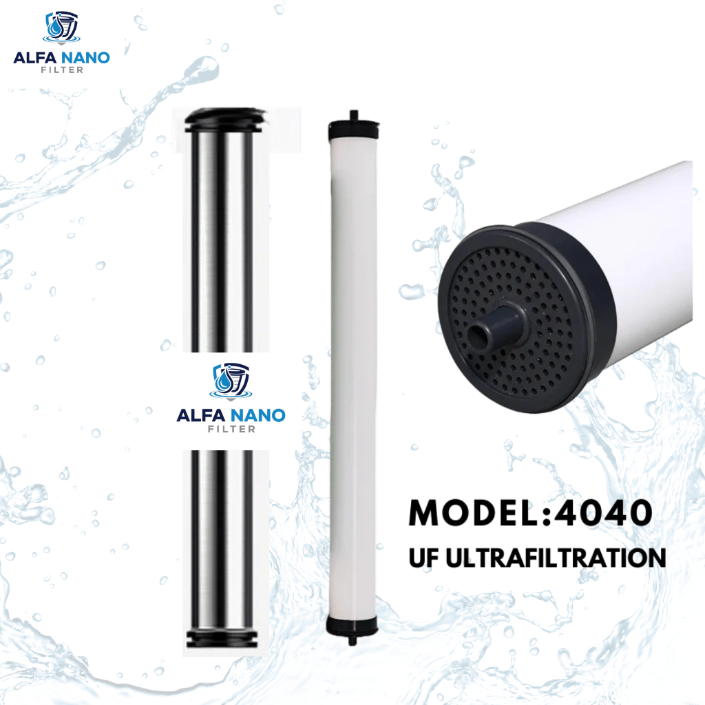 RO 4040 SS STAINLESS MEMBRANE HOUSING PACKAGE + UF 4040 ULTRAFILTRATION MEMBRANE 4040 (1 ชุดพร้อมใช้