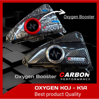 CORONG UDARA TUTUP FILTER BEAT DELUX CARBON PERFORMANCE kOJ  tutup filter beat delux 2020-2024 tutup filter scooppy new Velocity beat Velocity scoopy variasi beat corong donat beat carbon