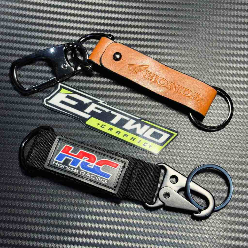 GANTUNGAN Original HONDA RACING HRC พวงกุญแจและพวงกุญแจ AHM ของแท้ HONDA KULIS