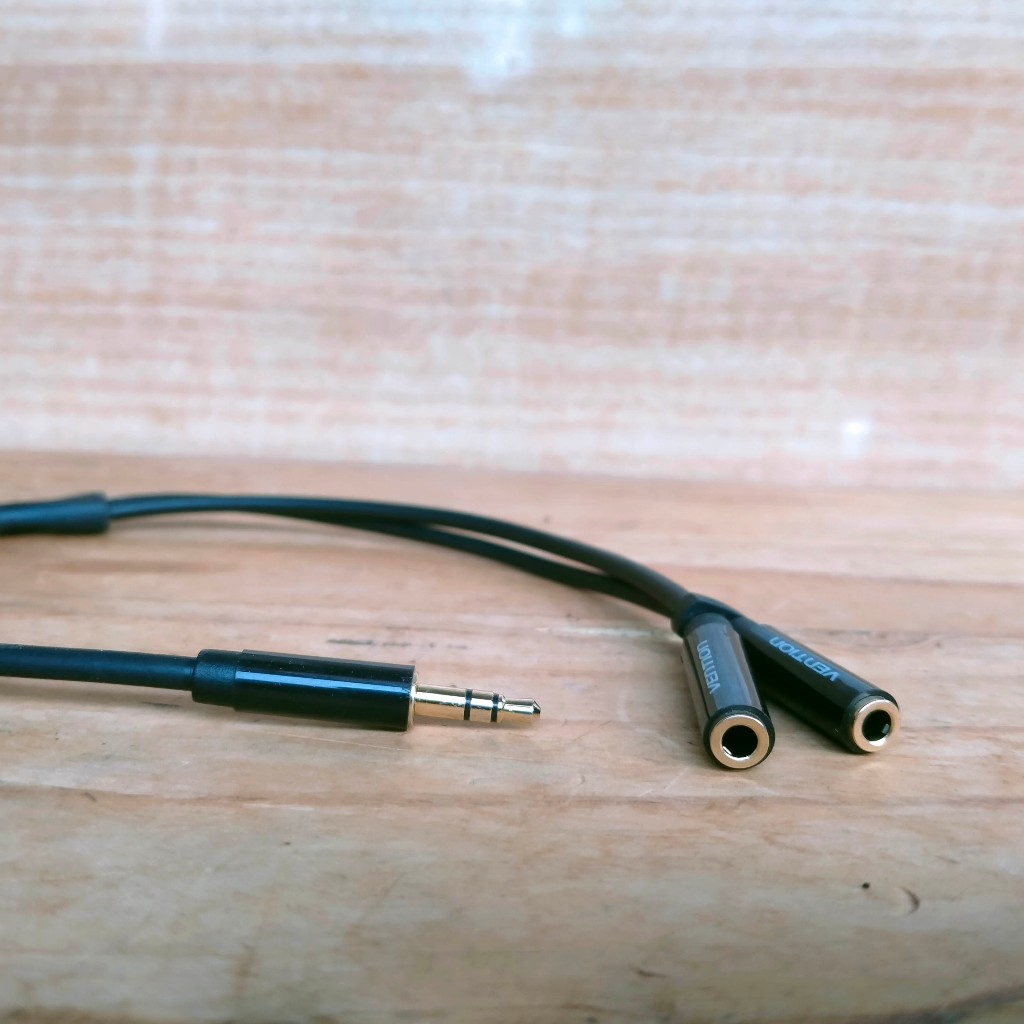 Vention Audio Splitter Jack Cable Aux 3.5mm Male to 2 Female 3.5mm Stereo Splitter Cable