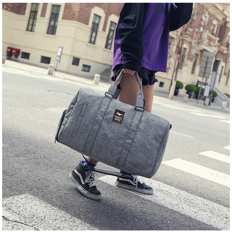 WEST WOOD - Fitness Bag กระเป๋าเดินทางแบบพกพาความจุขนาดใหญ่ W636