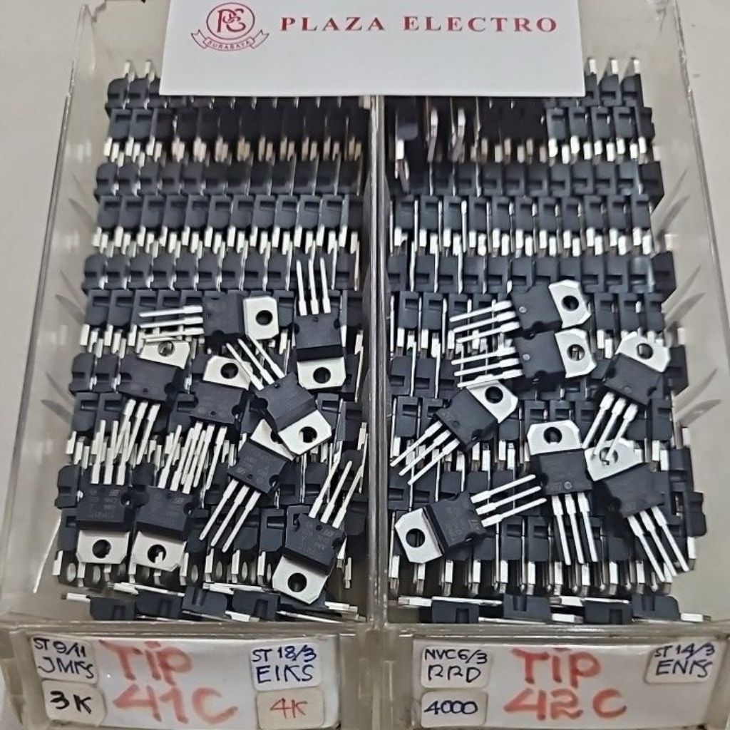 TRANSISTOR ST TIP 41C / 42C SUPER TIP41 / TIP42 ORIGINAL