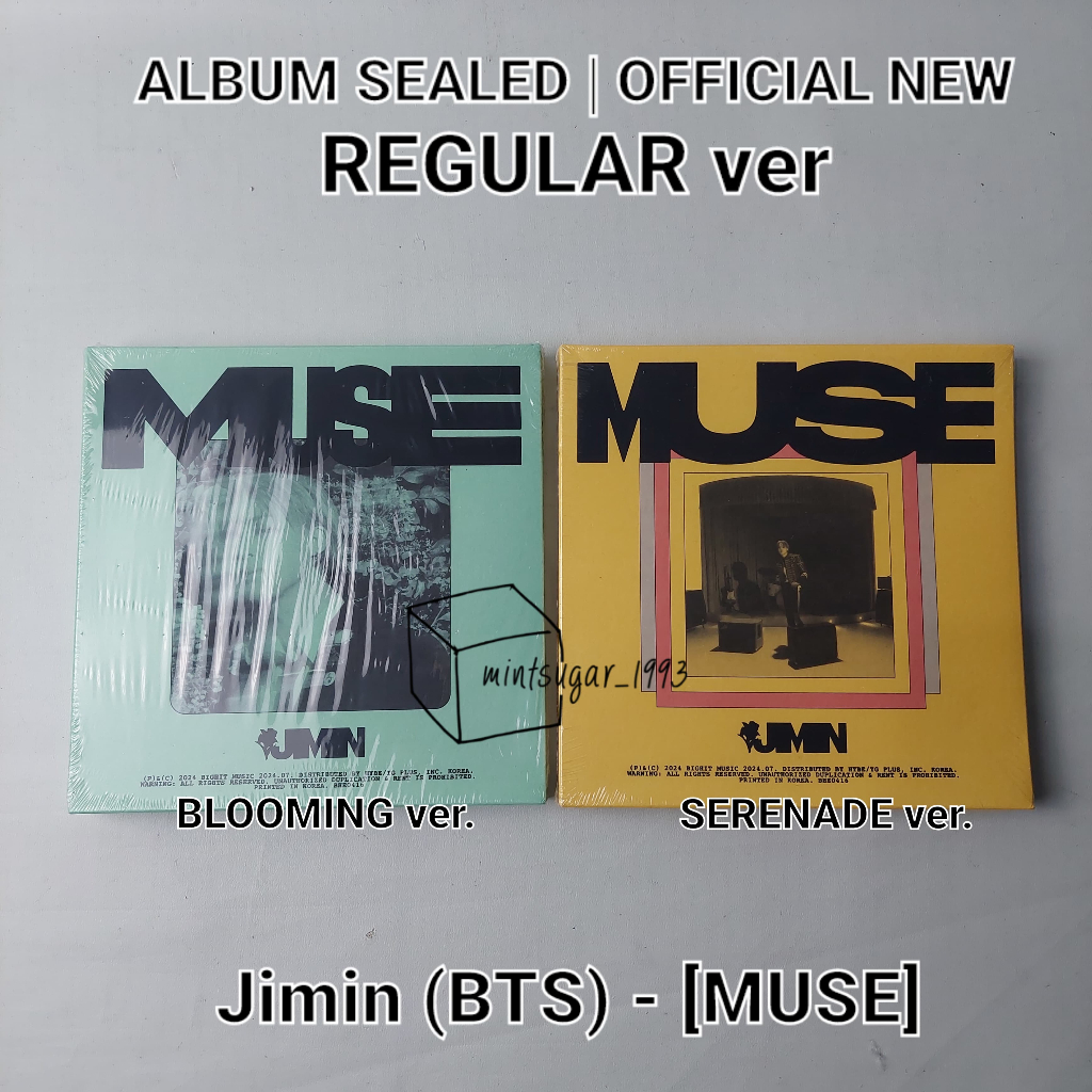 [READY NEW OFFICIAL SEALED ] Jimin ( BTS ) - อัลบั้มสตูดิโอ 2nd [ MUSE ] ( Standard / Photobook ver)