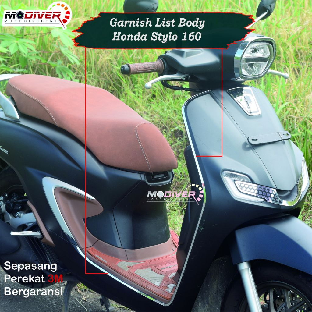 HONDA STYLO 160 - อุปกรณ์เสริม Garnish ด้านข้างหรูหรา