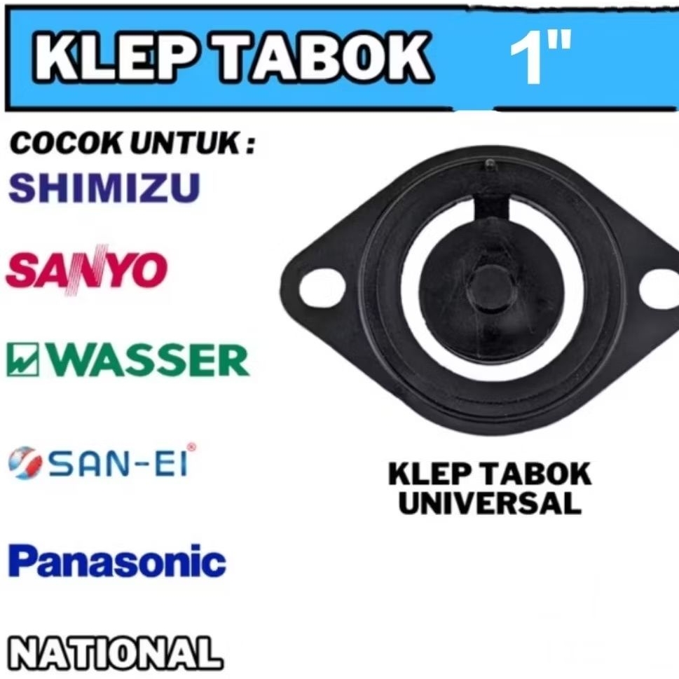 Good Tabok วาล์วบรรจุยาง Plens วาล์ว Tabok Shimizu ปั๊มยาง Tabok วาล์ว Panasonic ปั๊มน้ํา 1" นิ้ว