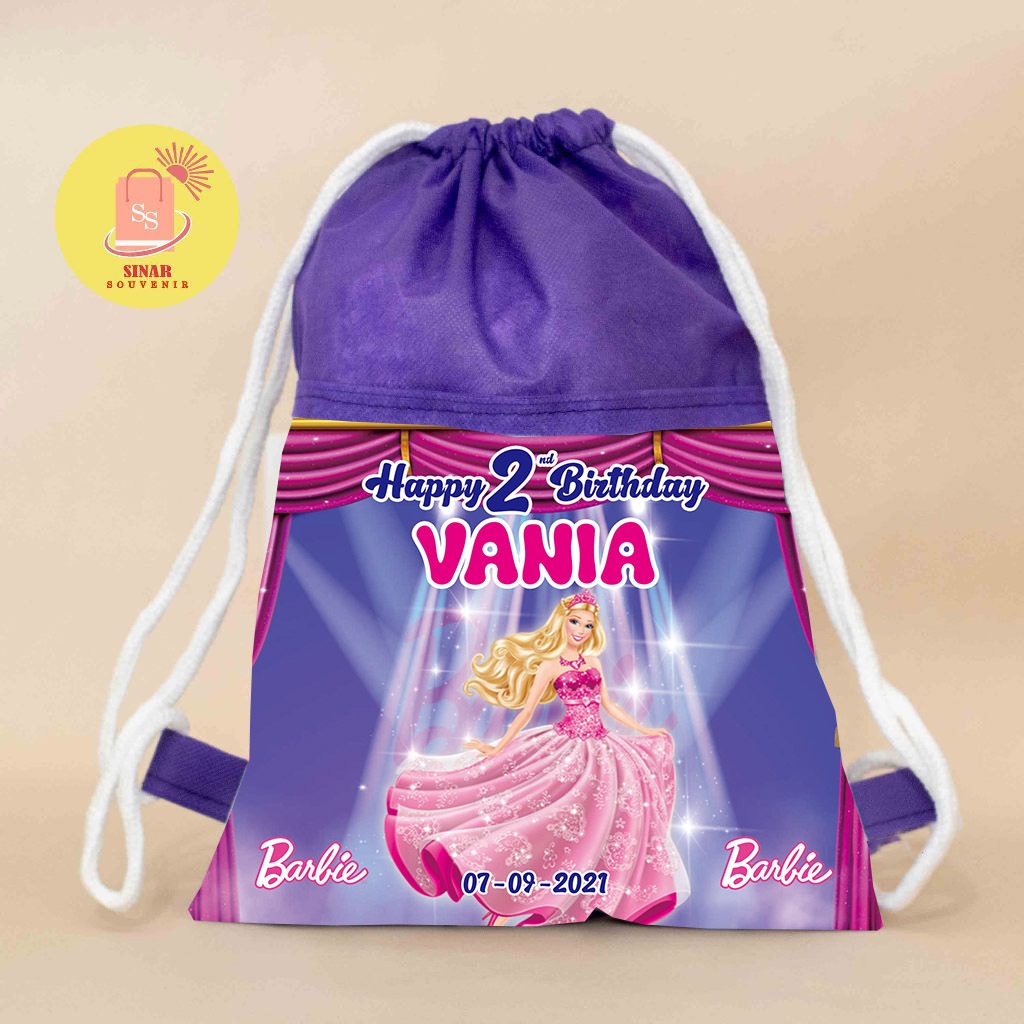 CHILDRENS BIRTHDAY FRONT POCKET DRAWER BACKPACK ฟรี CUSTOM NAME และ PHOTO UK 25 X 30