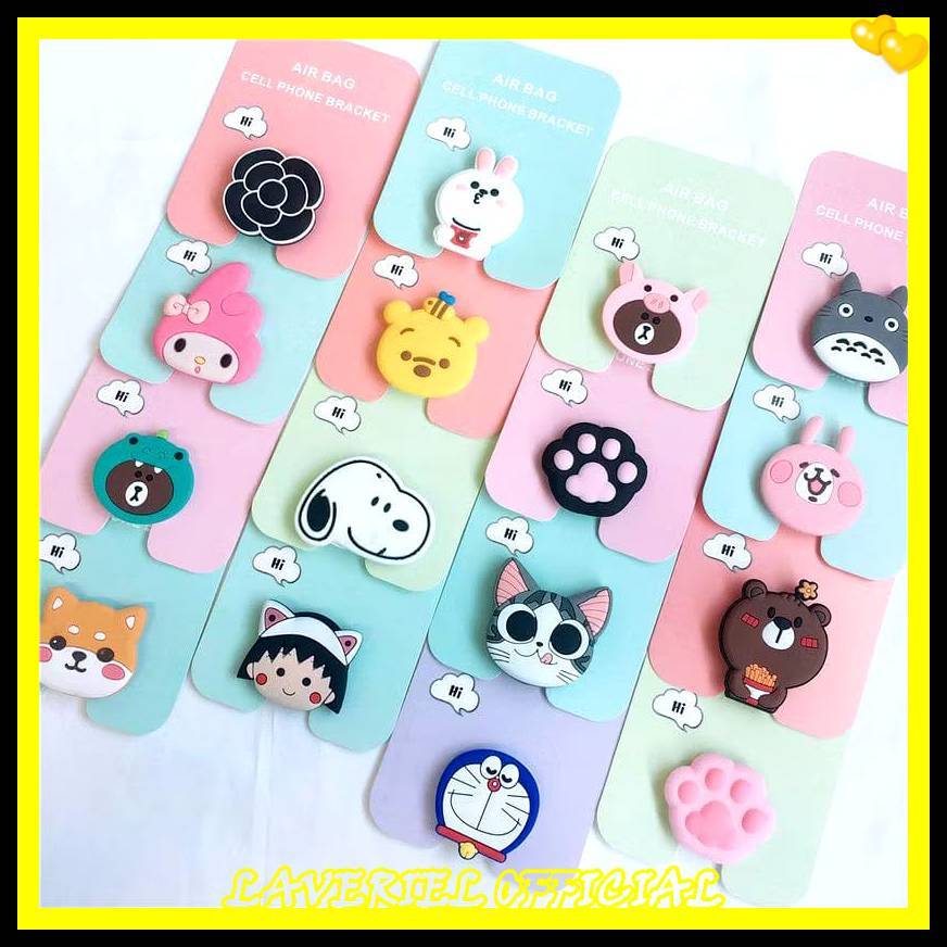 POP SOCKET HP 3D CARTOON CHARACTER/POP SOCKET 3D PHONE HOLDER 3D