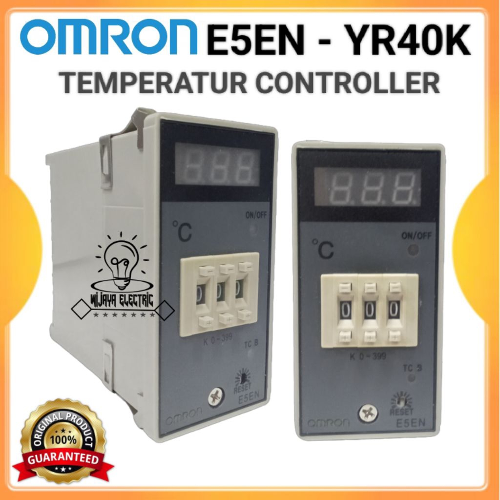 ควบคุมอุณหภูมิ Omron E5EN-YR40K 0-399 C 100-220vac