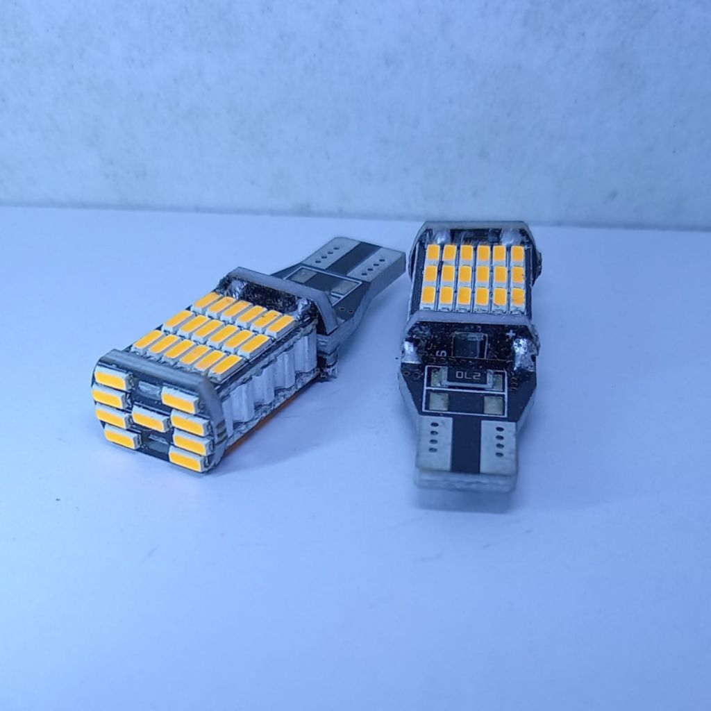 T10 T13 T15 LED 45-eye w16w ไฟเลี้ยว LED สว่างเป็นพิเศษ