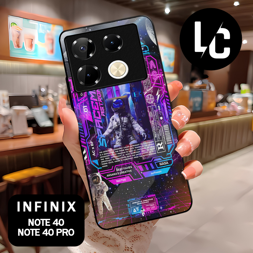 ( CA 4 ) Glossy Softcase สําหรับ infinix note 40 l note 40 pro l note 40 pro + plus l HOT 40 l HOT 4