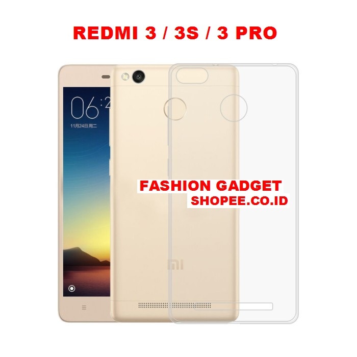 Xiaomi Redmi 3 3s 3 Pro Softcase Gadget ฝาครอบป้องกัน