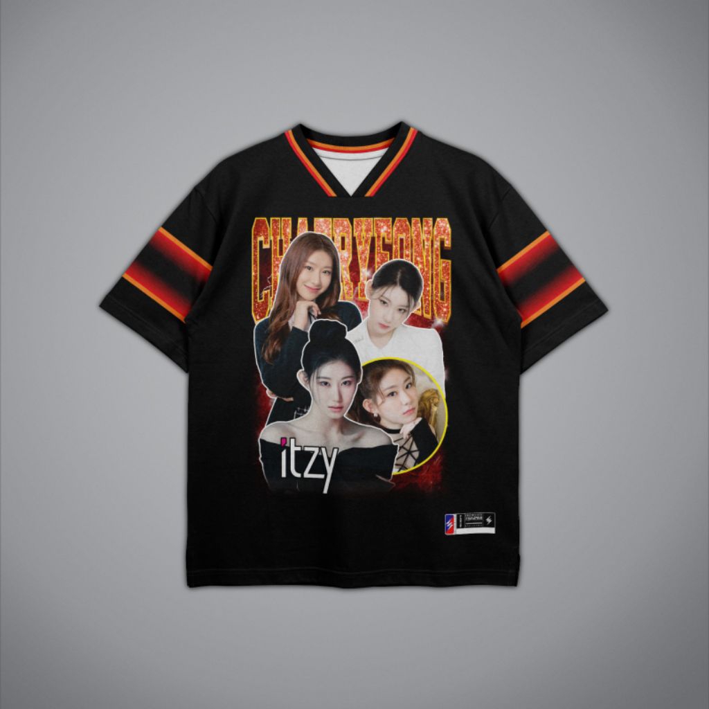 เสื้อ Chaeryeong itzy เสื้อโอเวอร์ไซส์ kpop