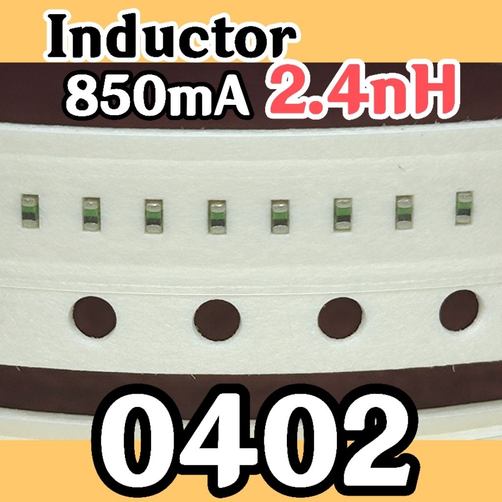 10cs ตัวเหนี่ยวนํา 2.4nH 2.4 nH 2.4 nH 850 mA 850mA 0402 (1005 เมตริก) 150mOhm Max Unshielded Multil