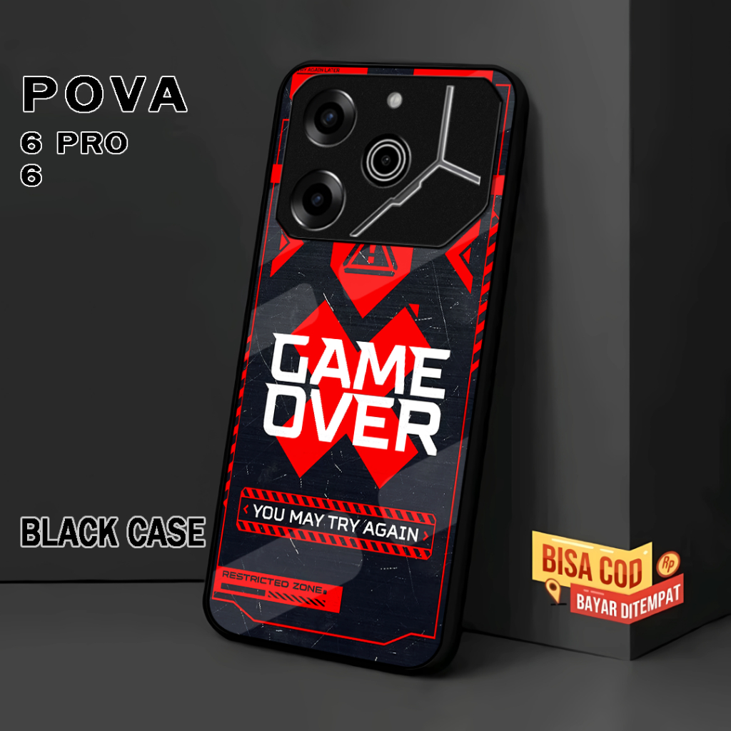 ( RC 19 ) Kesing Case Sofcase Glossy สําหรับ Tecno Pova 6 l Pova 6 Pro 5G พร้อมอะนิเมะ Motif l บทคัด