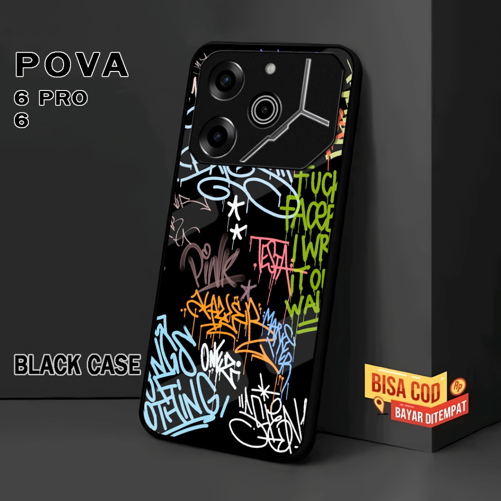 ( RC 22 ) Kesing Case Sofcase Glossy สําหรับ Tecno Pova 6 l Pova 6 Pro 5G พร้อมอะนิเมะ Motif l บทคัด