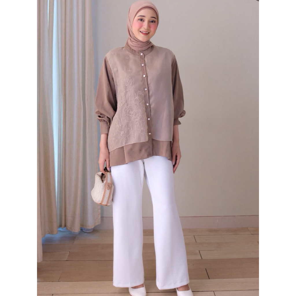 CORDY - เสื้อเชิ้ต embre CFA2709 | ชุดคอสโมช็อคโกแลต