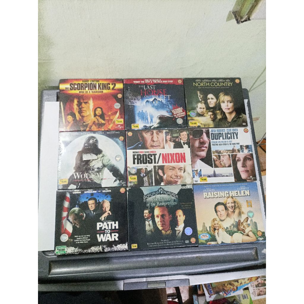 VCD ต้นฉบับ Scorpion King 2 บ้านสุดท้ายอยู่ซ้าย, Repomen, Raising Helen, Hound of the Baskervilles D