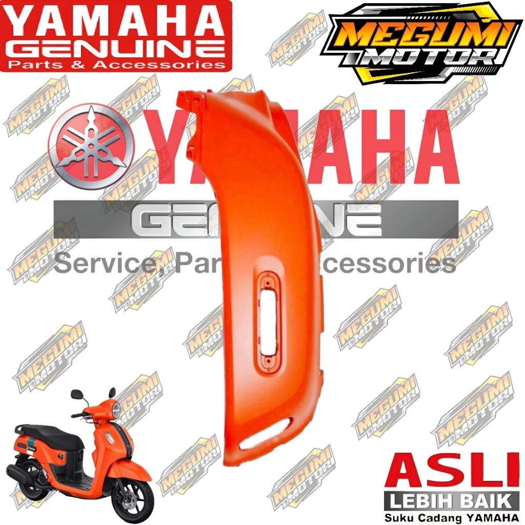 YAMAHA FAZZIO NEO 125 ฝาหลังร่างกายสีส้ม ORIGINAL YAMAHA BEJ-F1711-00-P6