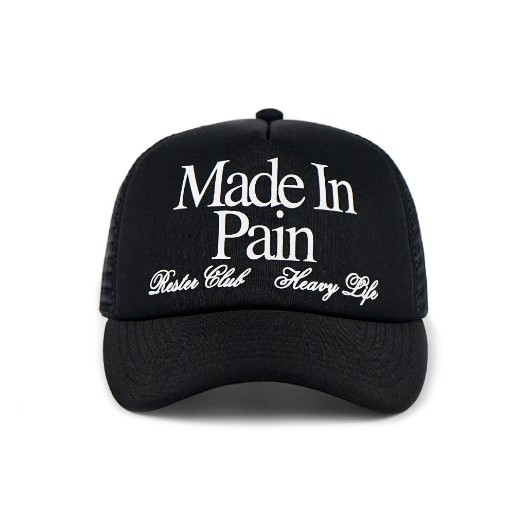 RESTER CLUB | หมวกทรัคเตอร์ สีดํา | ชีวิต ชีวิต
