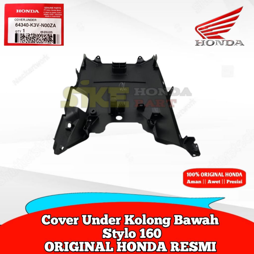 64340-K3V-N00ZA ฝาครอบใต้คาร์ริage Stylo160 ORIGINAL HONDA OFFICIAL