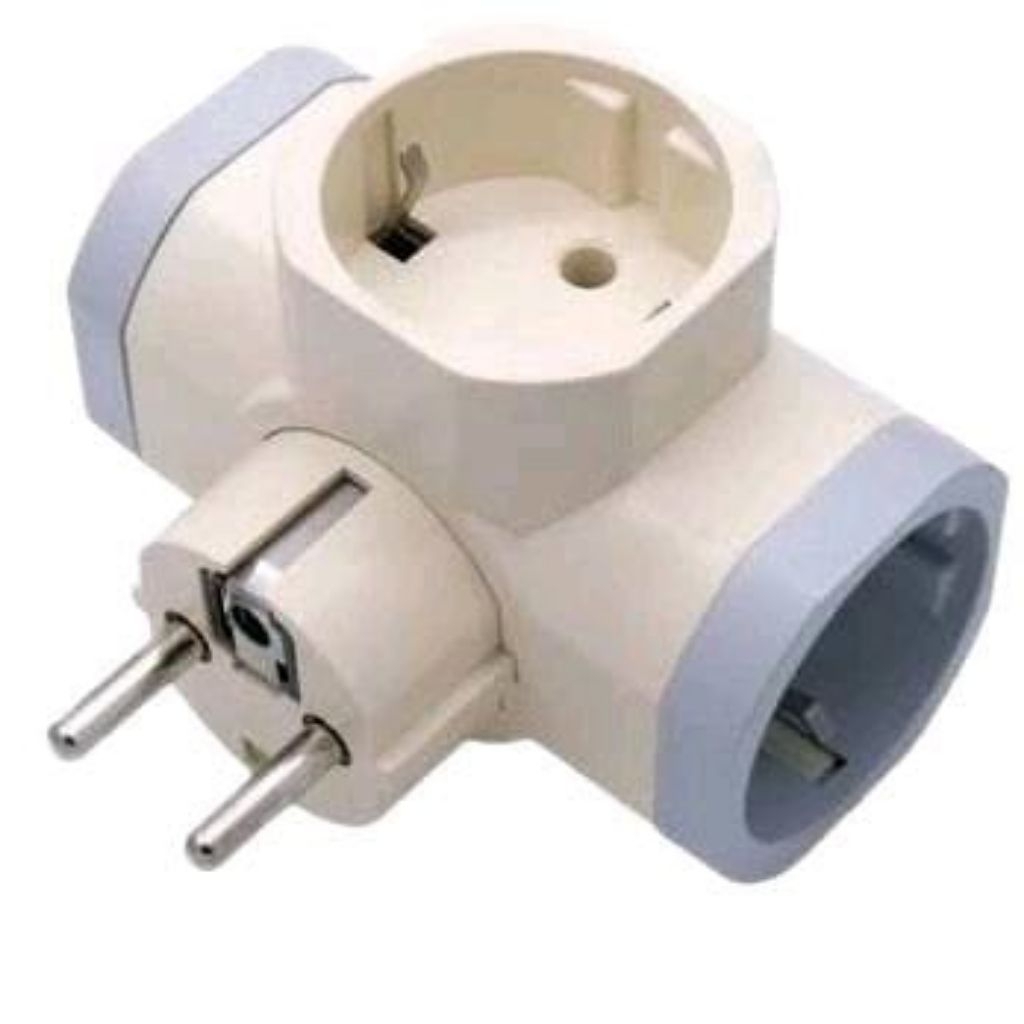 Visalux VKA8822 ปลั๊กสวิตช์ซ็อกเก็ต / Visalux Vka 8822 ปลั๊ก T-plug 3 ขา