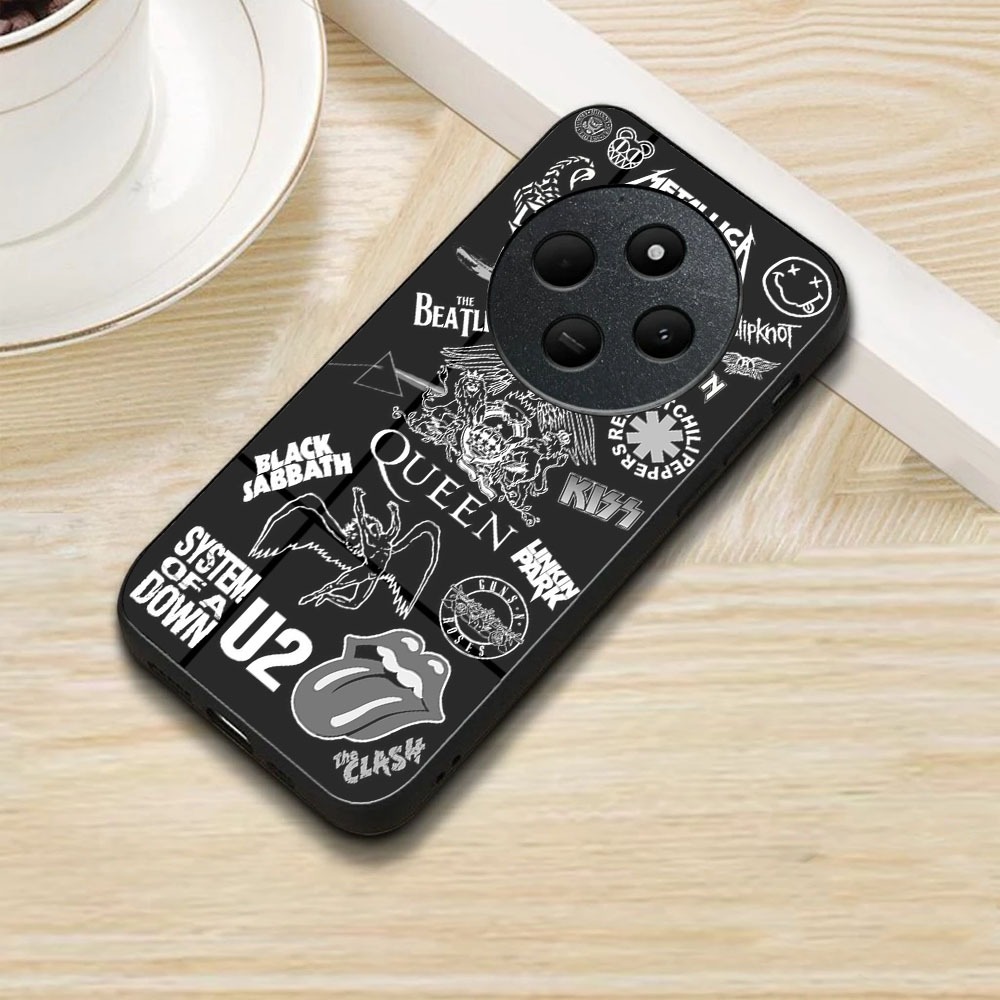 [M36] Redmi 14C Glass Softcase - Redmi 14C Glossy Case - เคส Redmi 14C - เคสมัน Redmi 14C