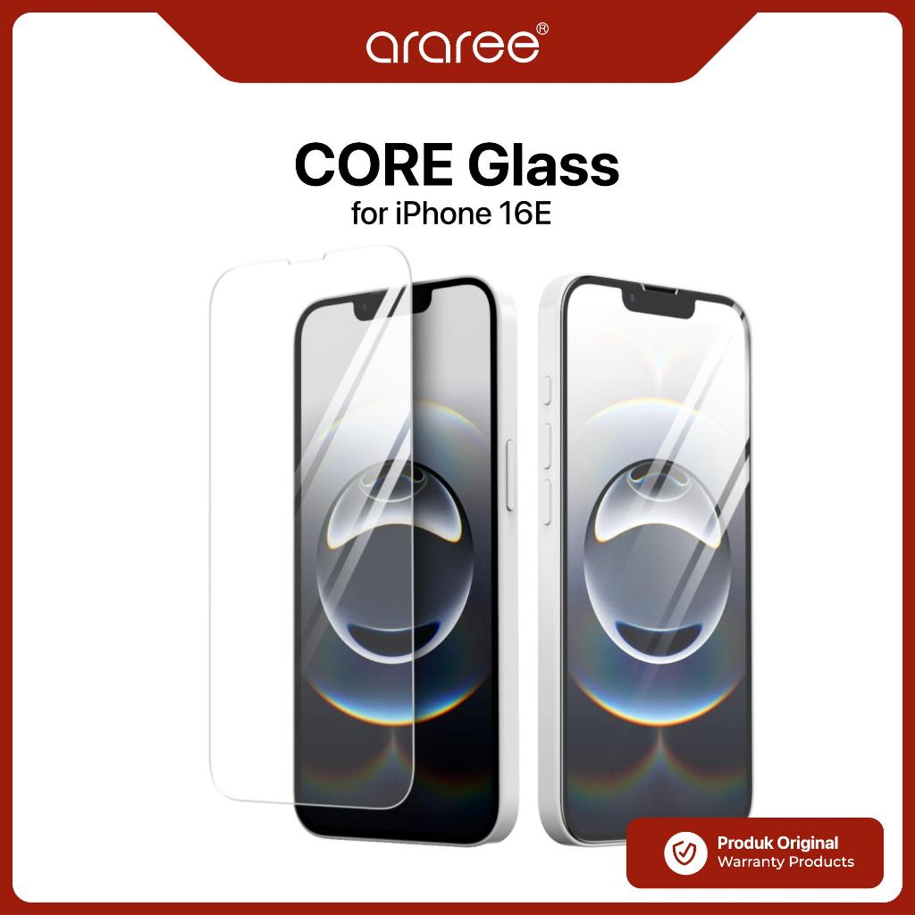 กระจกนิรภัย iPhone 16E 16 E SE 4 2025 ARAREE Core Glass 1 ชิ้น