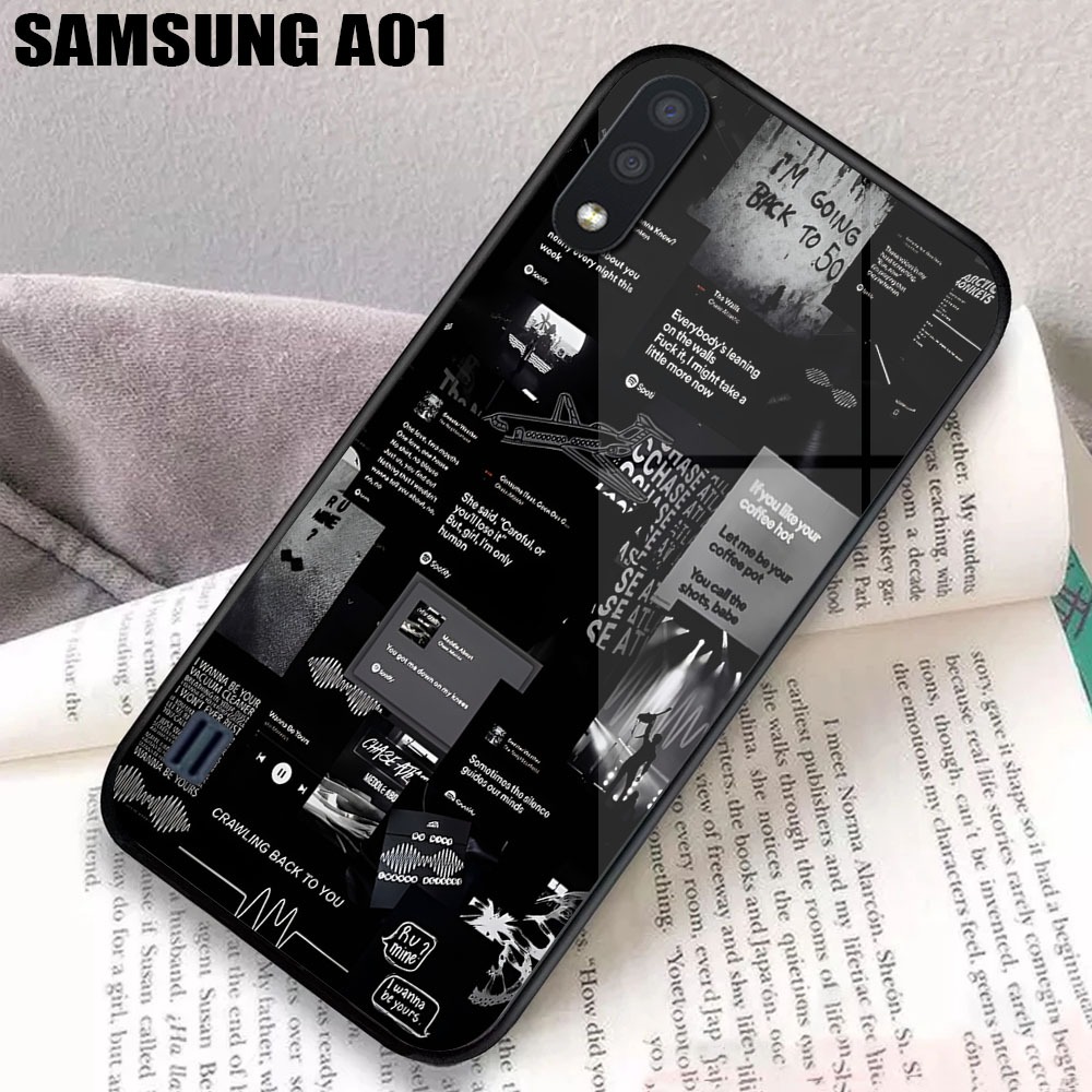 เคส Samsung Galaxy A01 - [Aesthetic M07] Aesthetic - Samsung Galaxy A01 Softcase - เคสป้องกันกล้อง